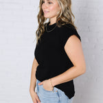 Ivara Short Sleeve Tee - Black