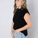 Ivara Short Sleeve Tee - Black