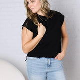 Ivara Short Sleeve Tee - Black