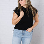 Ivara Short Sleeve Tee - Black