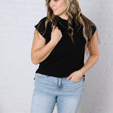 Ivara Short Sleeve Tee - Black