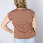 Ivara Short Sleeve Tee - Mocha