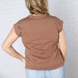 Ivara Short Sleeve Tee - Mocha