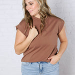 Ivara Short Sleeve Tee - Mocha
