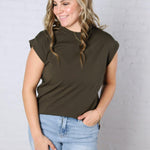Ivara Short Sleeve Tee - Olive