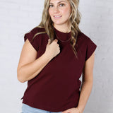 Ivara Short Sleeve Tee - Raisin