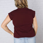 Ivara Short Sleeve Tee - Raisin