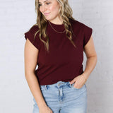 Ivara Short Sleeve Tee - Raisin