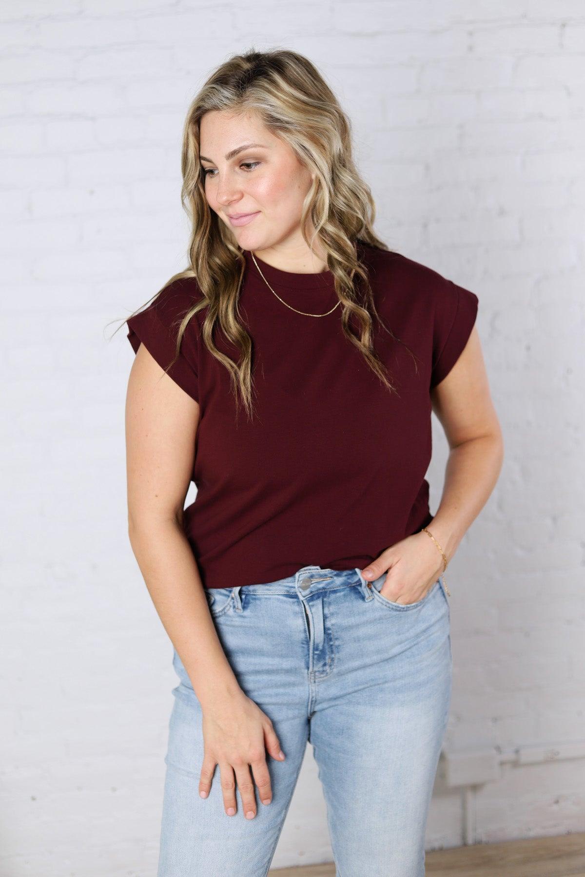 Ivara Short Sleeve Tee - Raisin