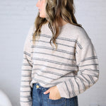 Ivelie Striped Pullover