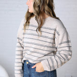 Ivelie Striped Pullover
