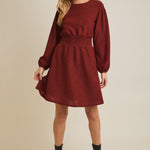 Iven Smocked Mini Dress - Rust FINAL SALE