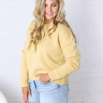 Ivy Knit Pullover Sweater - Honey