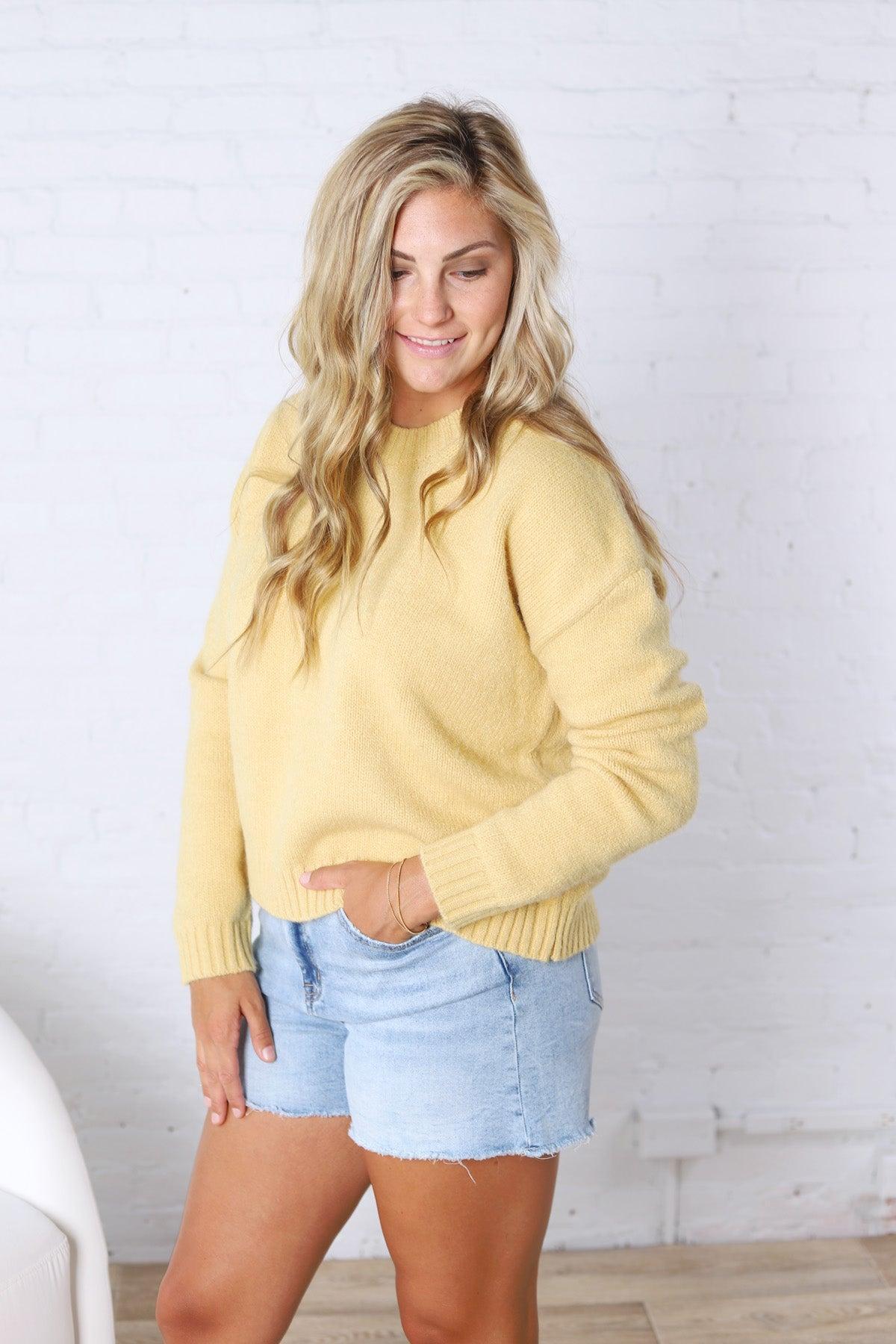 Ivy Knit Pullover Sweater - Honey