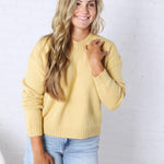 Ivy Knit Pullover Sweater - Honey