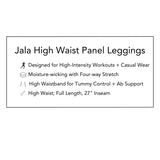 Jala Highwaist Panel Leggings - Black