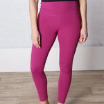 Jala Highwaist Panel Leggings - Grape - FINAL SALE