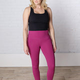 Jala Highwaist Panel Leggings - Grape - FINAL SALE