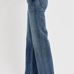 Jalen High Rise Long Straight Jeans - Risen Jeans