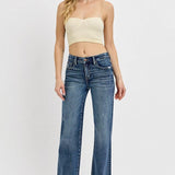 Jalen High Rise Long Straight Jeans - Risen Jeans