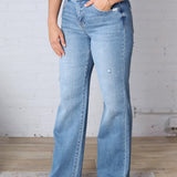 Jalen High Rise Long Straight Jeans - Risen Jeans