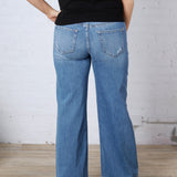 Jaxson Mid-Rise Wide Leg Trouser Hem - FINAL SALE