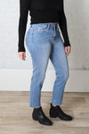 Jayme High Rise Slim Straight Denim - Defeat Wash