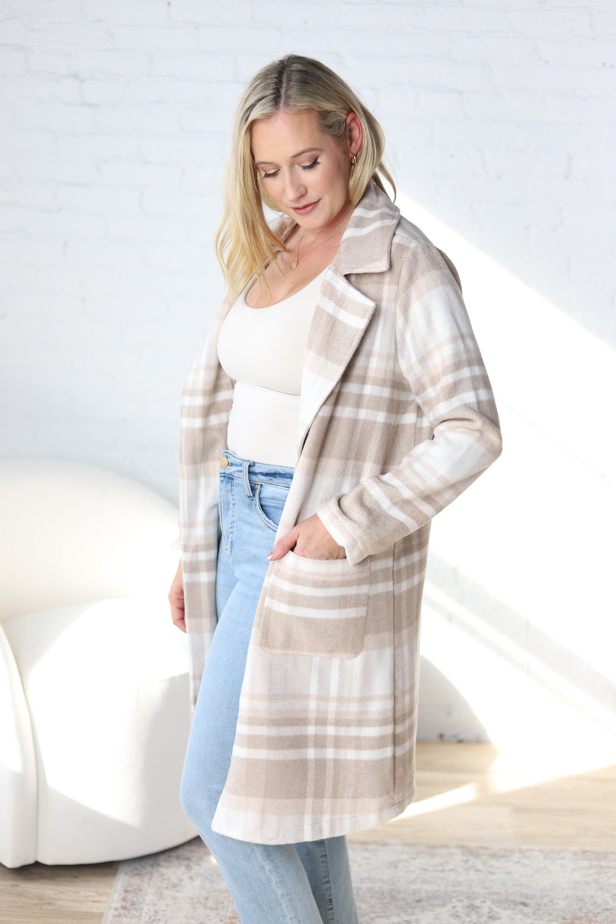 Jemma Open Front Overcoat - FINAL SALE