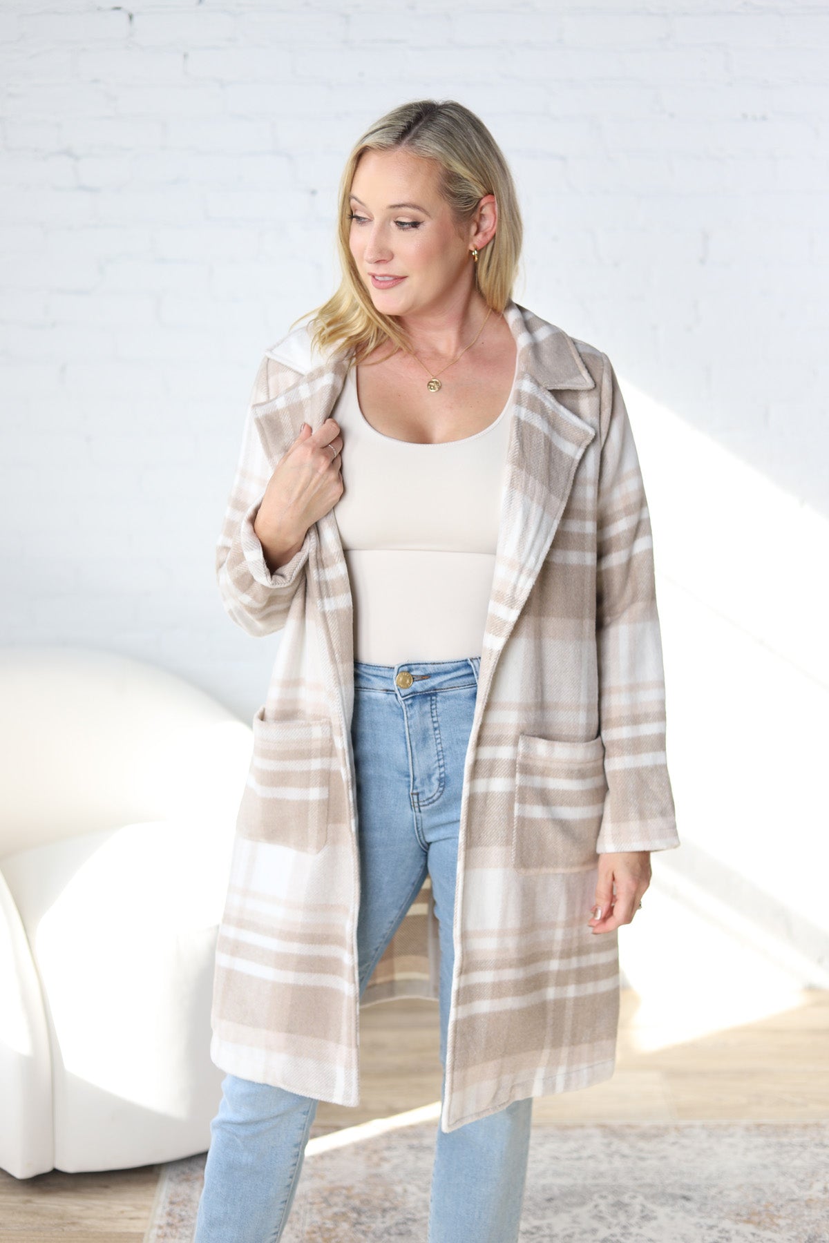 Jemma Open Front Overcoat - FINAL SALE