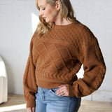 Jessa Raised Knit Sweater