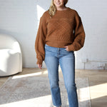 Jessa Raised Knit Sweater