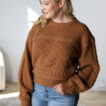 Jessa Raised Knit Sweater