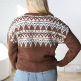 Jolana Aztec Pattern Sweater