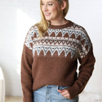 Jolana Aztec Pattern Sweater