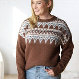 Jolana Aztec Pattern Sweater