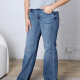 Jolee Mid Rise Straight Jean - Risen Jeans