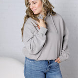 Jona French Terry Boyfriend Hooded Sweatshirt