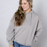 Jona French Terry Boyfriend Hooded Sweatshirt