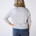 Josephin Crew Neck Sweater - H Grey