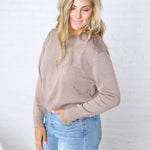 Josephin Crew Neck Sweater - Mocha