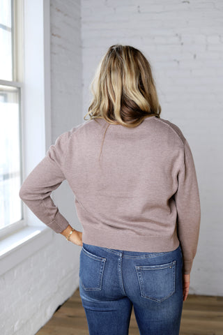 Josephin Crew Neck Sweater - Mocha