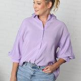 Josephine Balloon Sleeve Shirt - Lilac