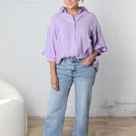 Josephine Balloon Sleeve Shirt - Lilac