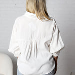 Josephine Balloon Sleeve Shirt - White