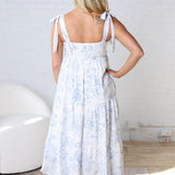 Jovia Fruit Blossom Tiered Midi Dress **RESTOCK COMING**