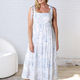 Jovia Fruit Blossom Tiered Midi Dress **RESTOCK COMING**