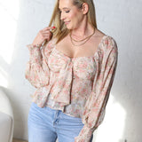 Just Because Sweetheart Flared Top