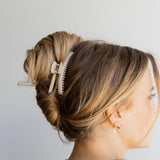 KAXI Midi Hold Everything Claw - Matte Lt Brown