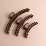 KAXI Mini Hold Everything Claw - Matte Dark Brown