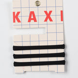 KAXI No Crease Hair Ties (3 pack) - Black